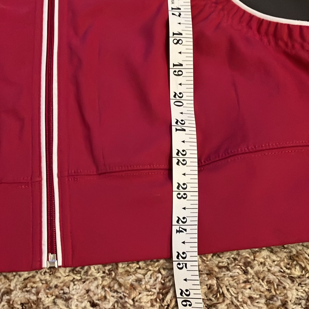 SJB Zip-Up Jacket, Sz. M, Fuchsia and Gray - Picture 9 of 9